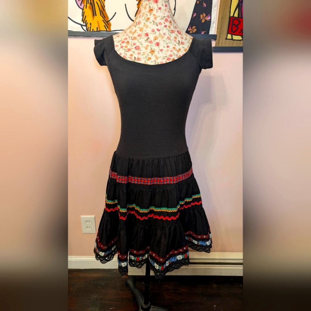 Vintage Rare  Betsey Johnson Luxe Dress
